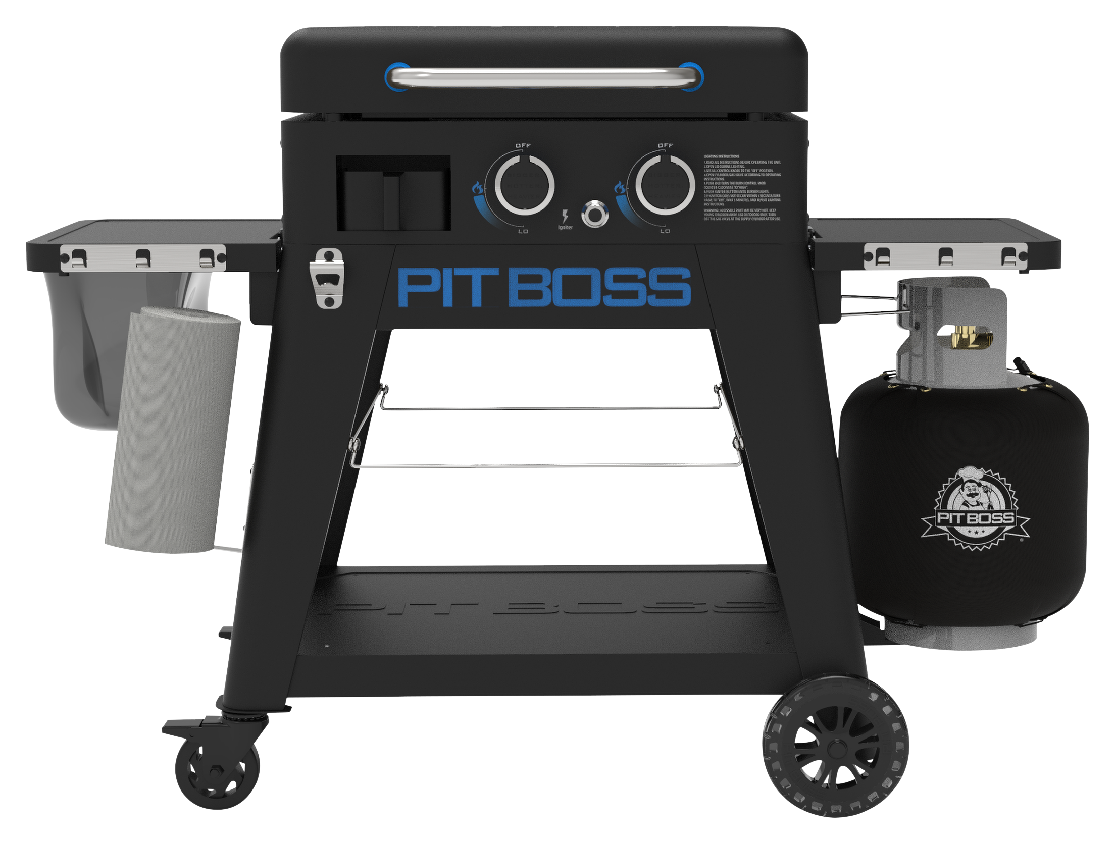 Pit Boss Ultimate 2-Burner Lift-Off Griddle | Bass Pro Shops